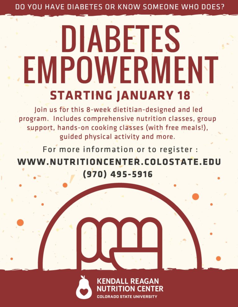 Start the new year with new class on managing diabetes - College of