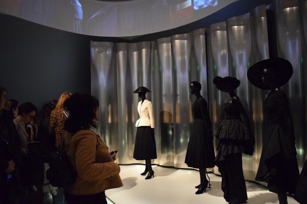 CSU students view the opening portion of the Dior: From Paris to the World exhibit.