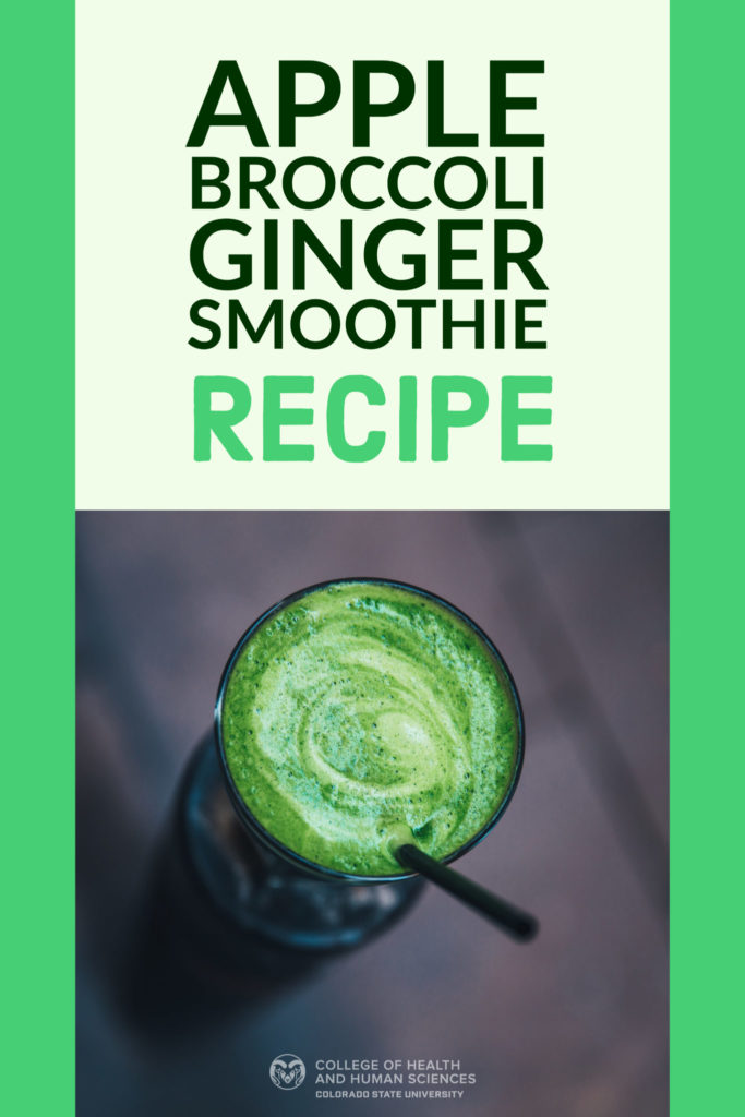 Apple Broccoli Ginger Smoothie Recipe