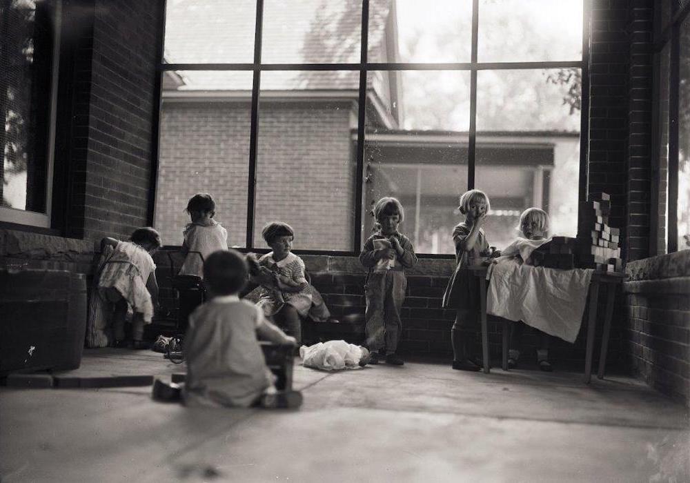 Children at school in 1928