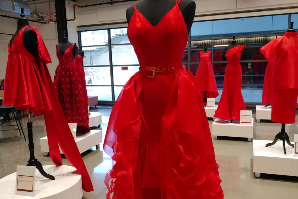 Red Dress designs at the Richardson Design Center