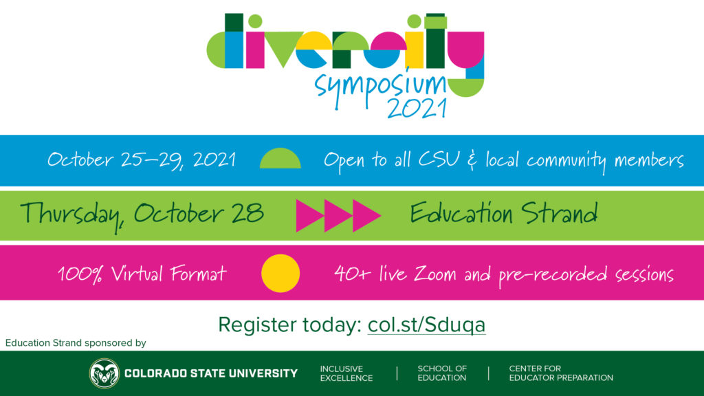 Diversity Symposium info graphic