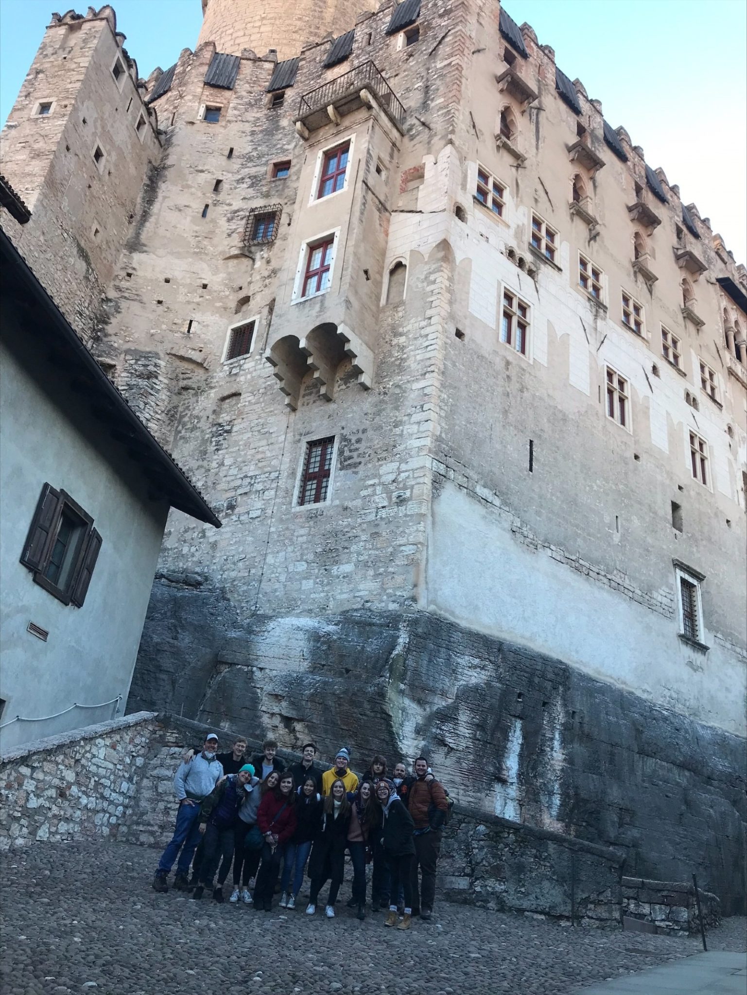 Study abroad group in Trento, Italy