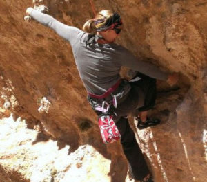 Jennifer Lauritzen - rock-climbing