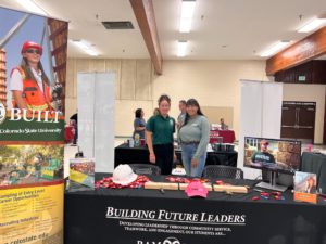 CM female students at booth for Transportation and Construction Girl Day