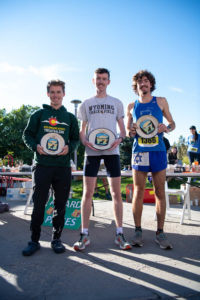 Three runners hold awards