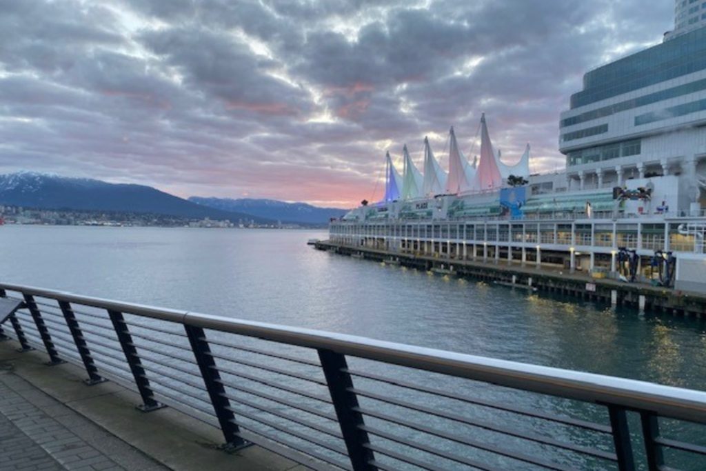 The harbor in Vancouver at IDEC conference