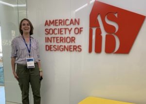 Beardsley at an event for the American Society of Interior Designers