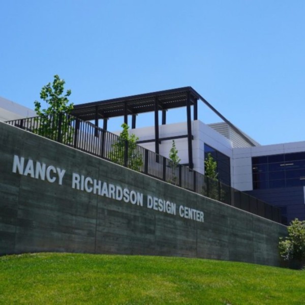 The front of the Nancy Richardson Design Center