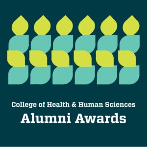 College of Health & Human Sciences Alumni Awards Graphic
