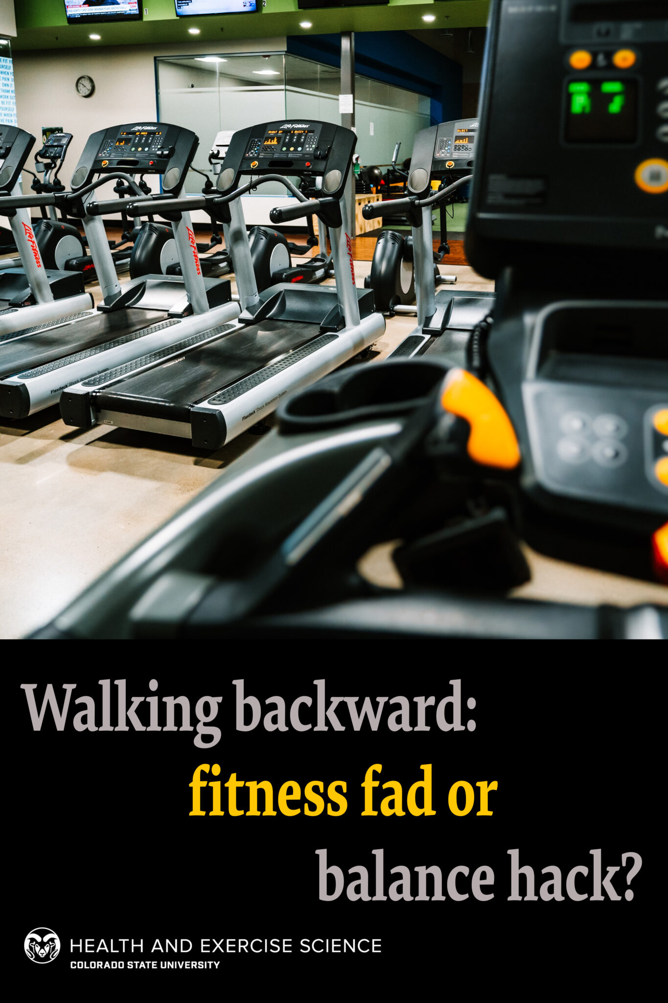 Backward walking - Fitness fad or balance hack? - College of Health and  Human Sciences
